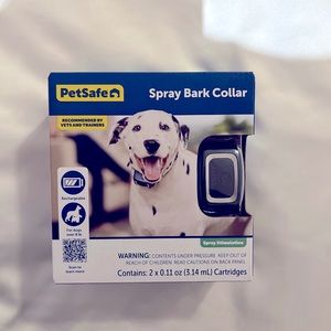 PetSafe spray bark control collar  for Dog training vet recommend